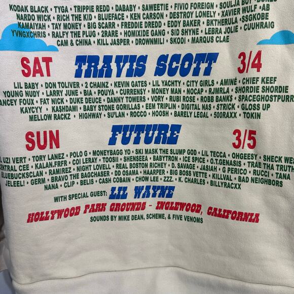 Rolling Loud 2023 Concert Festival Sweatshirt Hoodie The Wild West Size L - Picture 15 of 16